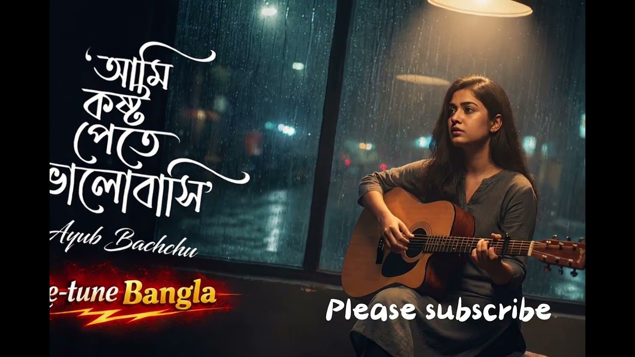 আমি কষ্ট পেতে ভালোবাসি - Ami Kosto Pete Valobashi | Ayub Bachchu | Female Cover | Re-tune Bangla 
