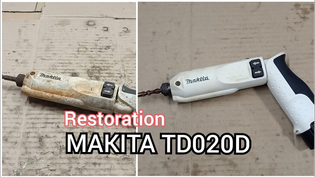 Hồi Phục Vít Mini Makita TD020D 7.2v - Restoration Mini Impact Driver Makita TD020D