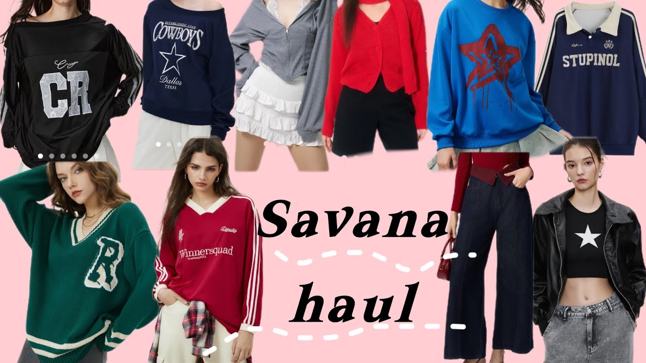 SAVANA huge haul •Winter collection •Sweatshirt & puffer jacket •Jeans•tailored pant