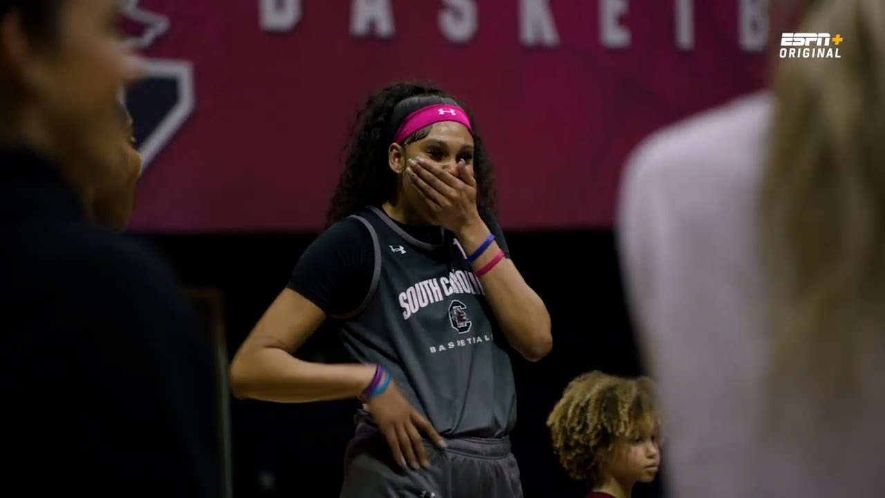 Kamilla Cardoso gets a surprise ahead of South Carolina's senior night | Full Court Press