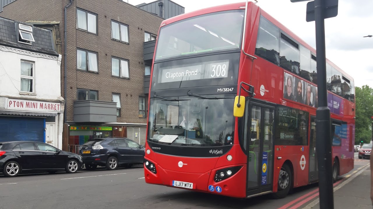 Full Ibus Visual. 308 Wanstead - Clapton Pond. LJ17WTX. MV38247. EvoSeti.
