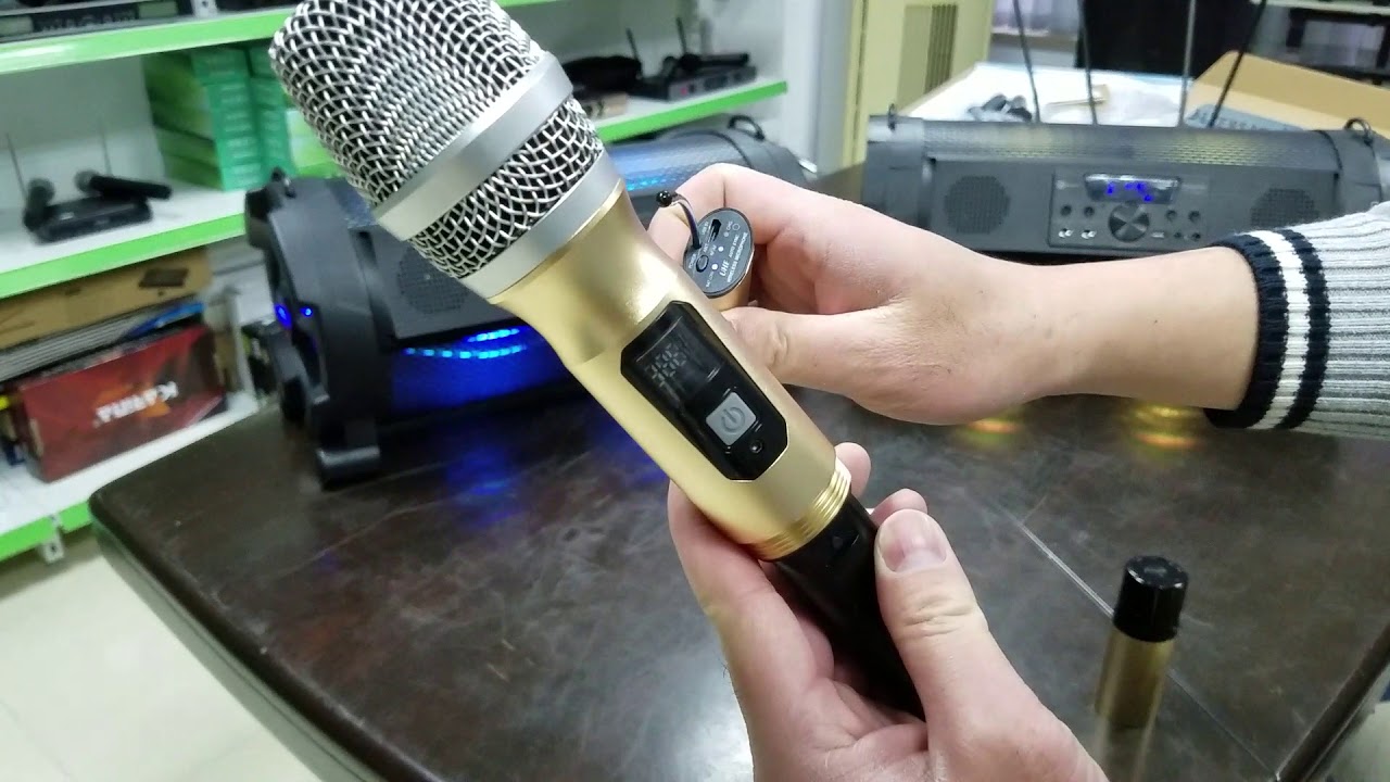 Wireless microphone lock the receiver   show you how to do
