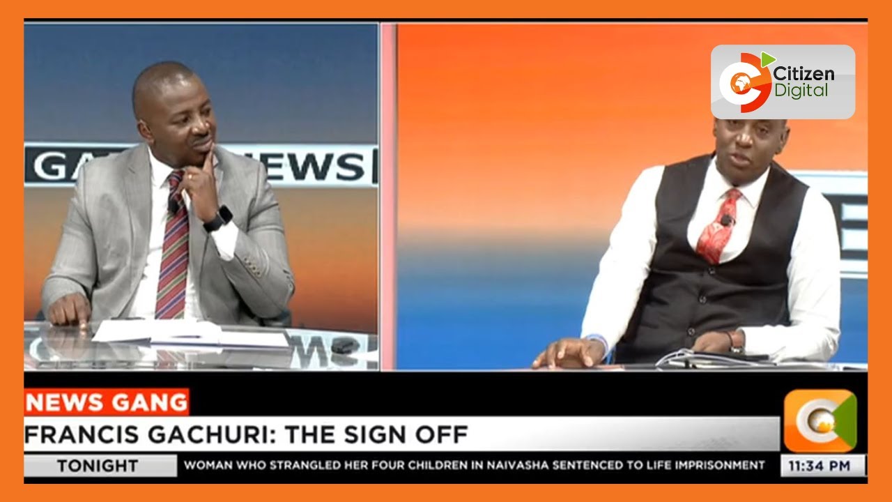 Linus Kaikai's farewell to Francis Gachuri