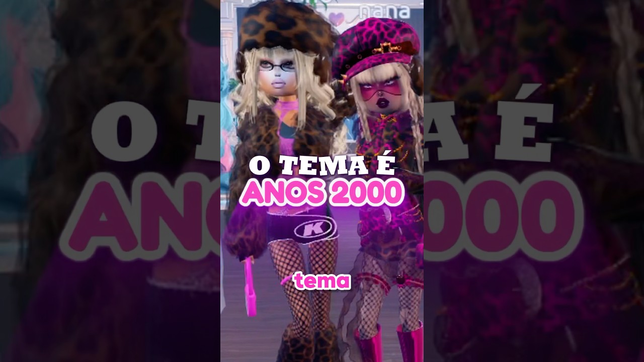 O TEMA &Eacute; ANOS 2000! Quem ganha o P&Oacute;DIO? #dti #dresstoimpres #roblox