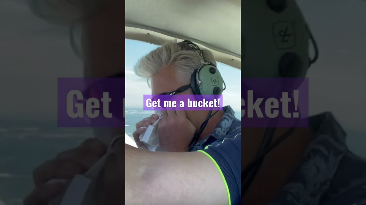 Airsick and no sickbags!