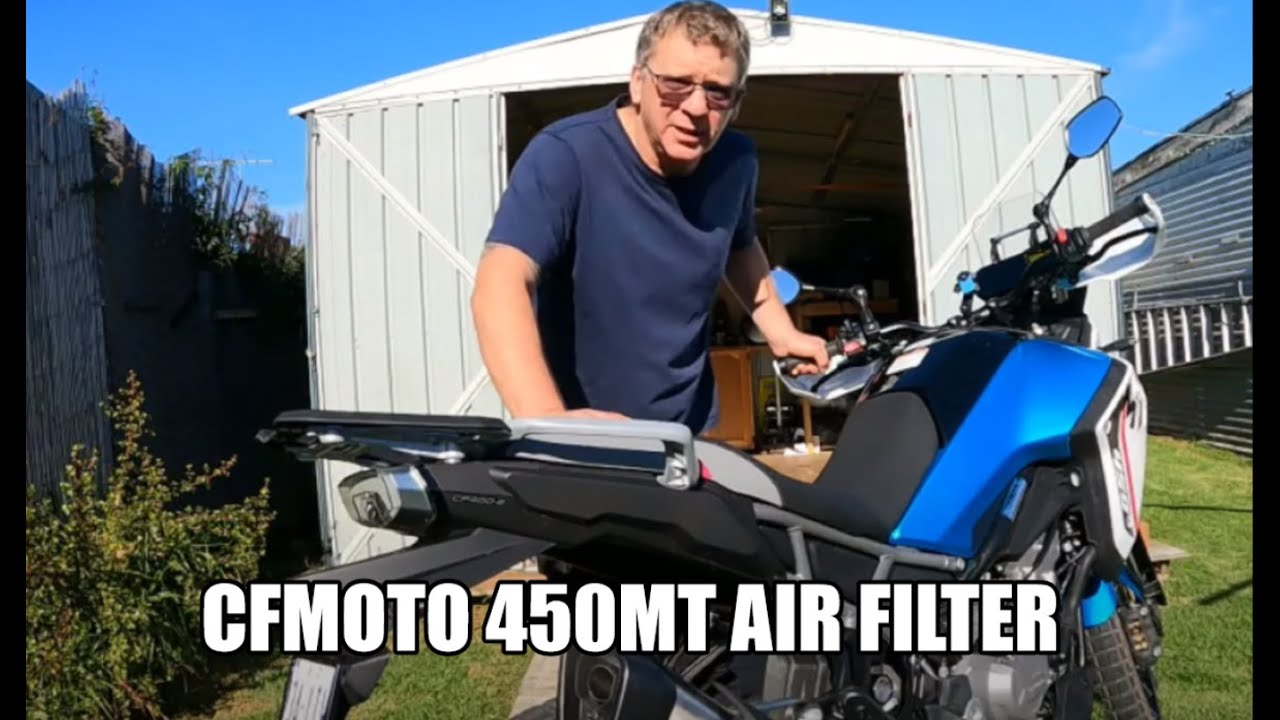 CFmoto 450MT Easy peezy air filter change #cfmoto #450MT