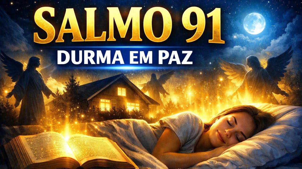 ADORMEÇA COM O SALMO 91 — Uma Oração Poderosa de Proteção Antes de Dormir