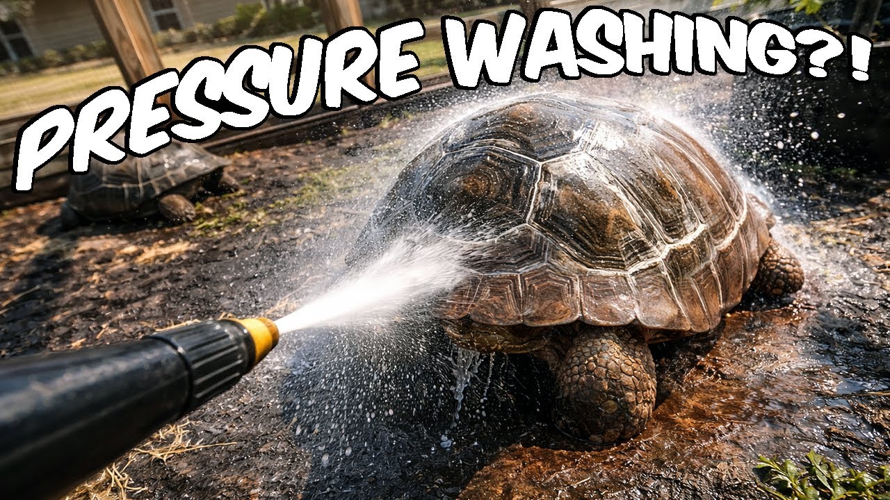 Pressure Washing Tubs and Tortoises!