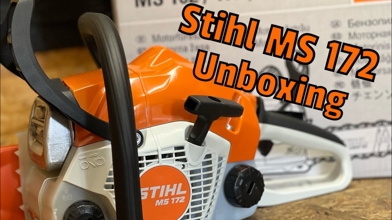 Stihl MS 172 Unboxing & Zusammenbau