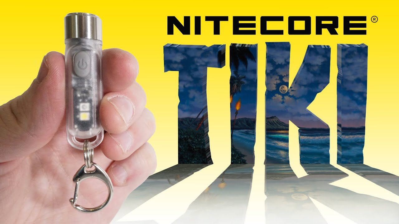 NITECORE TIKI - USB rechargeable Keychain light review (Sidelight & UV light!)