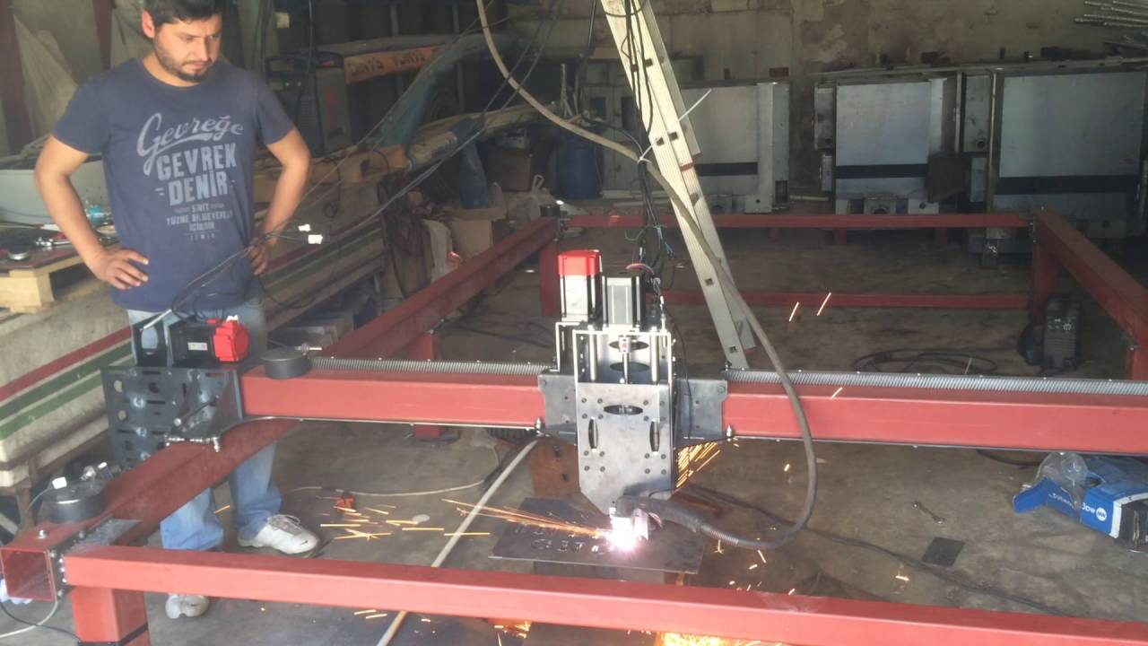 İNTES cnc plazma imalatı (ilk test)