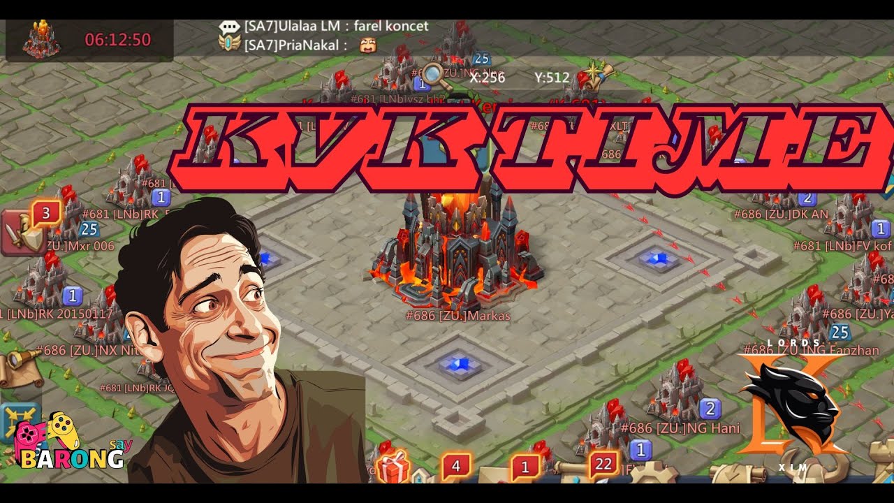 LORDS MOBILE [ 🔴LIVE ] KVK TIME !!!! 1 GUILD BARENG CWS GELOOOO DI OPEN KINGDOM
