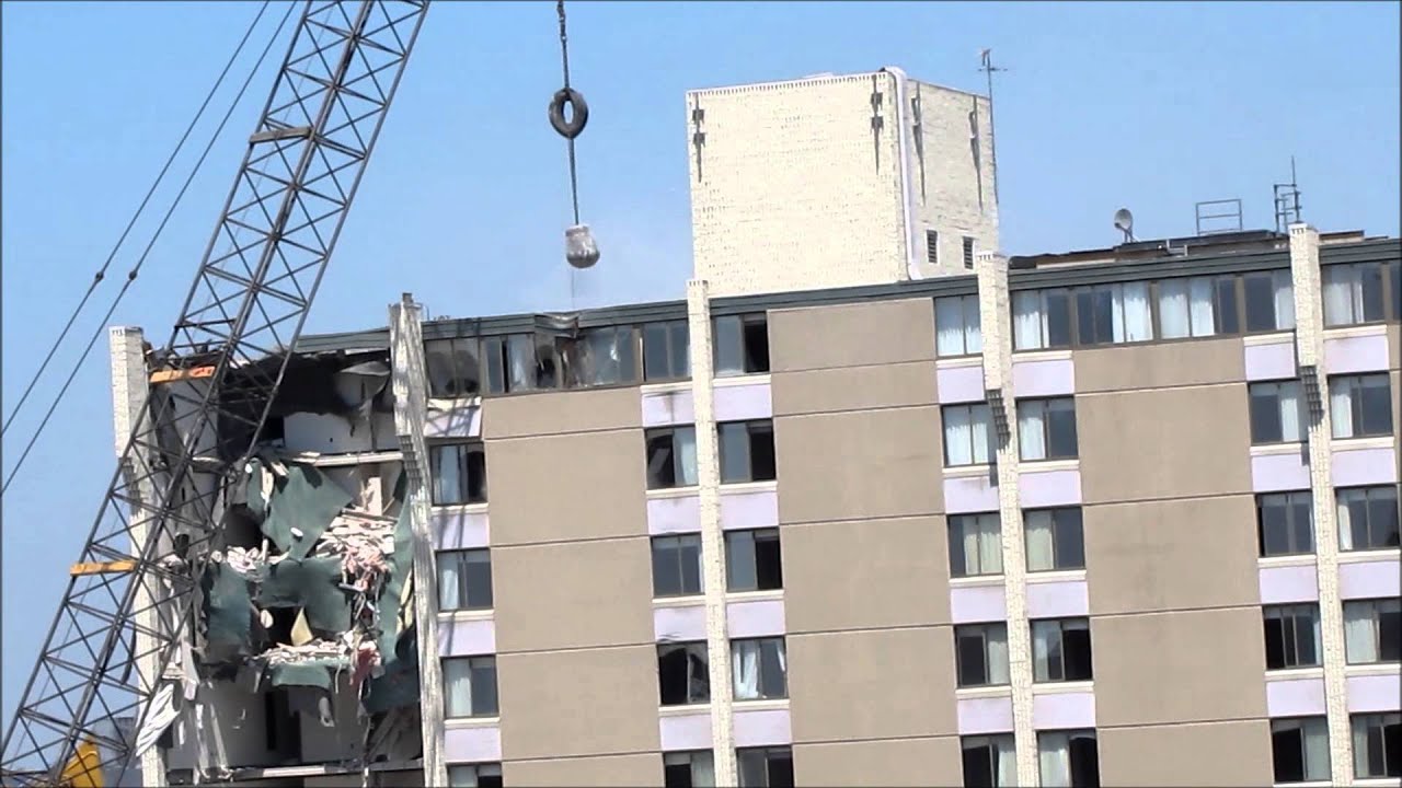 Saginaw Plaza Hotel Demolition