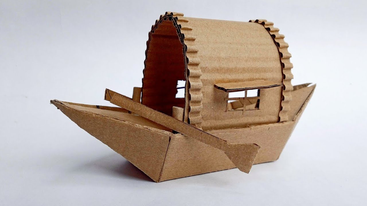 Easy Cardboard boat | Simple boat | How to make boat | Cardboard boat | Boat making