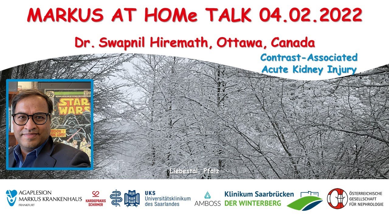 Contrast Associated Acute Kidney Injury  - Dr  Hiremath (Ottawa, Canada)
