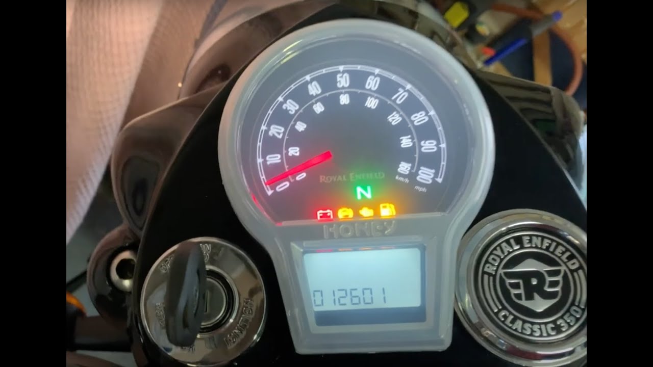 A Cheap Speedo Modification For The Royal Enfield Classic 350