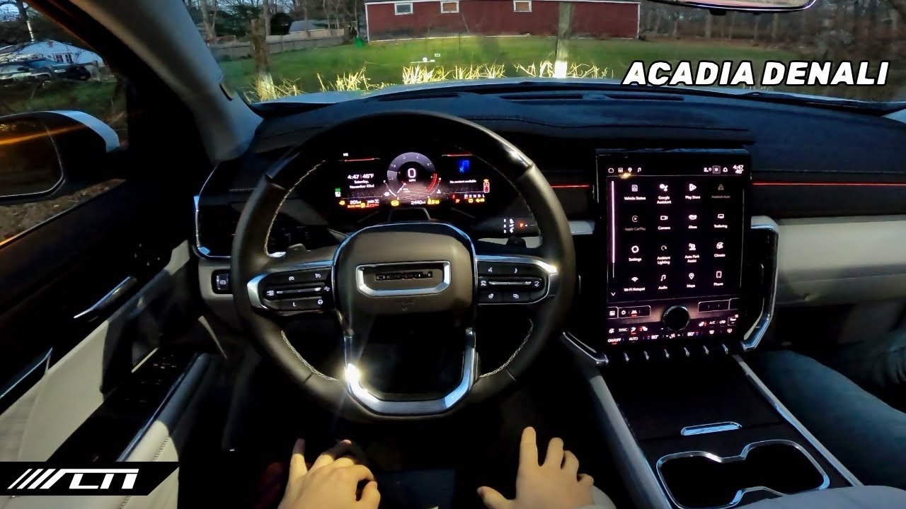 2025 GMC Acadia Denali POV Night Drive