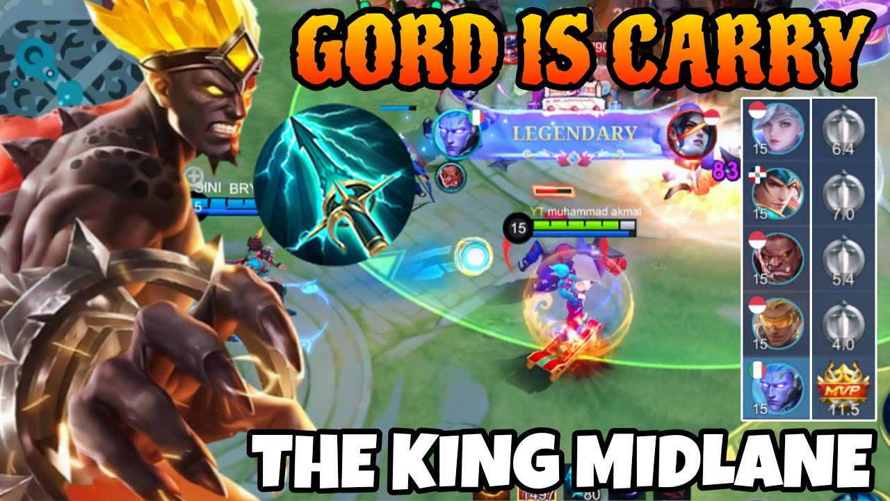 BEST GORD BUILD TO ALWAYS DOMINATE in EARLY TO LATE GAME! BEST MAGE TO RANK UP MLBB 2025 - MLBB