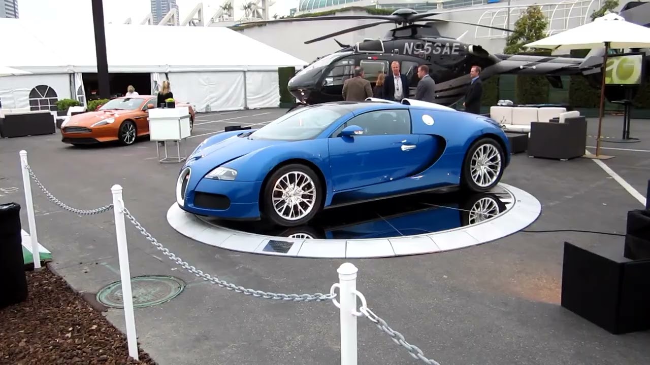Bugatti on Carturner Turntable.  Surface mount Carturner turntable with Bugatti in full 360 view