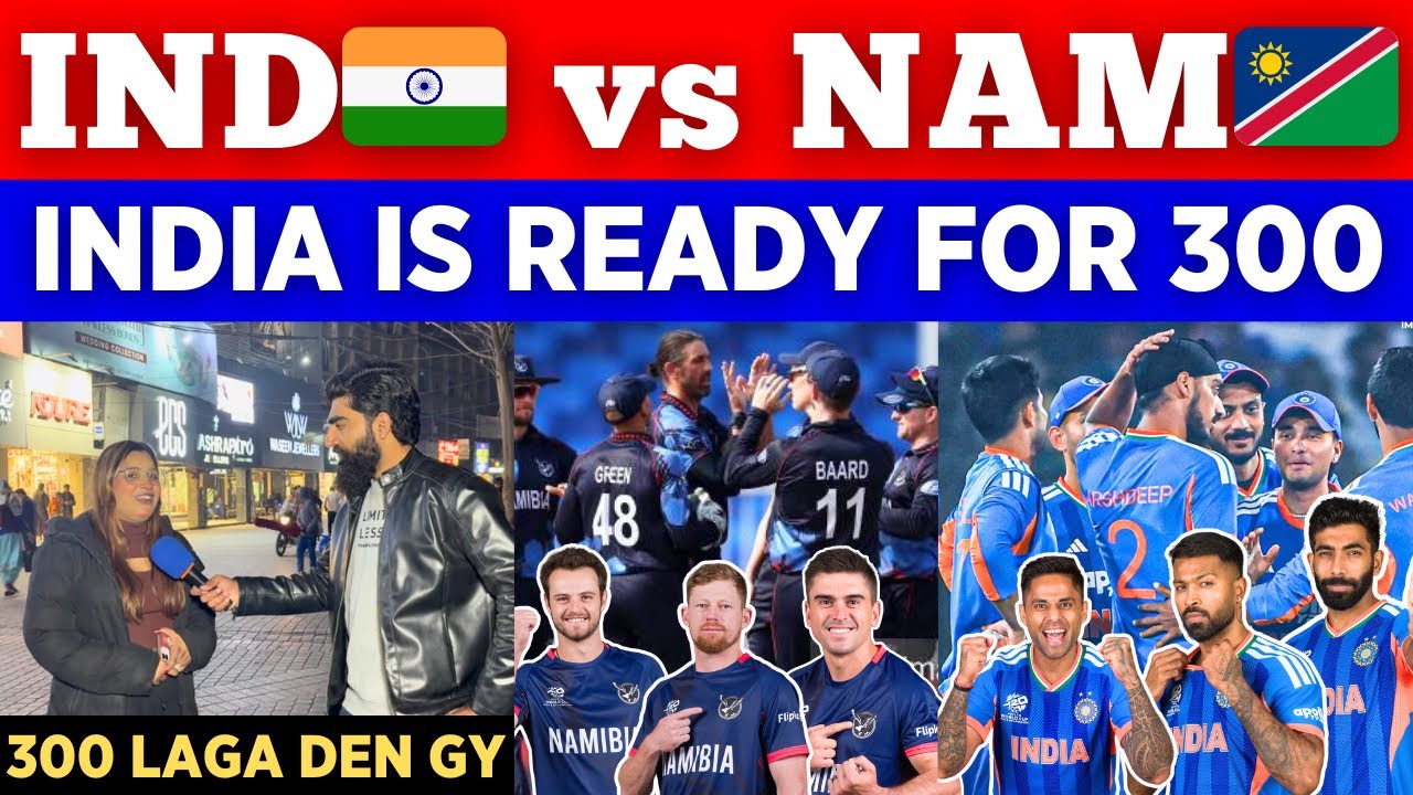 IND 🇮🇳 vs NAM 🇳🇦 Who Will Win T20 World Cup 2026 Match || India Is Ready || Pak Public Reactions 