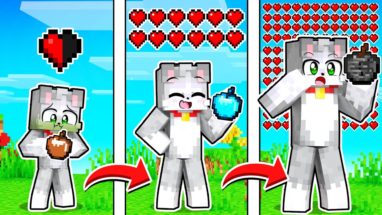 Paso MINECRAFT pero hay SUPER MANZANAS 🍎😱 Invictor y Acenix