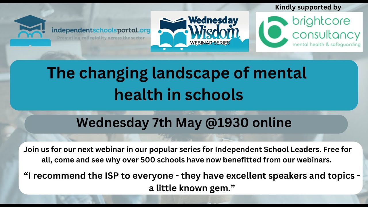 The changing landscape of mental health in schools