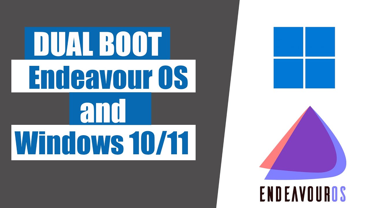 Как установить Endeavour OS и Windows 10/11 в режиме двойной загрузки