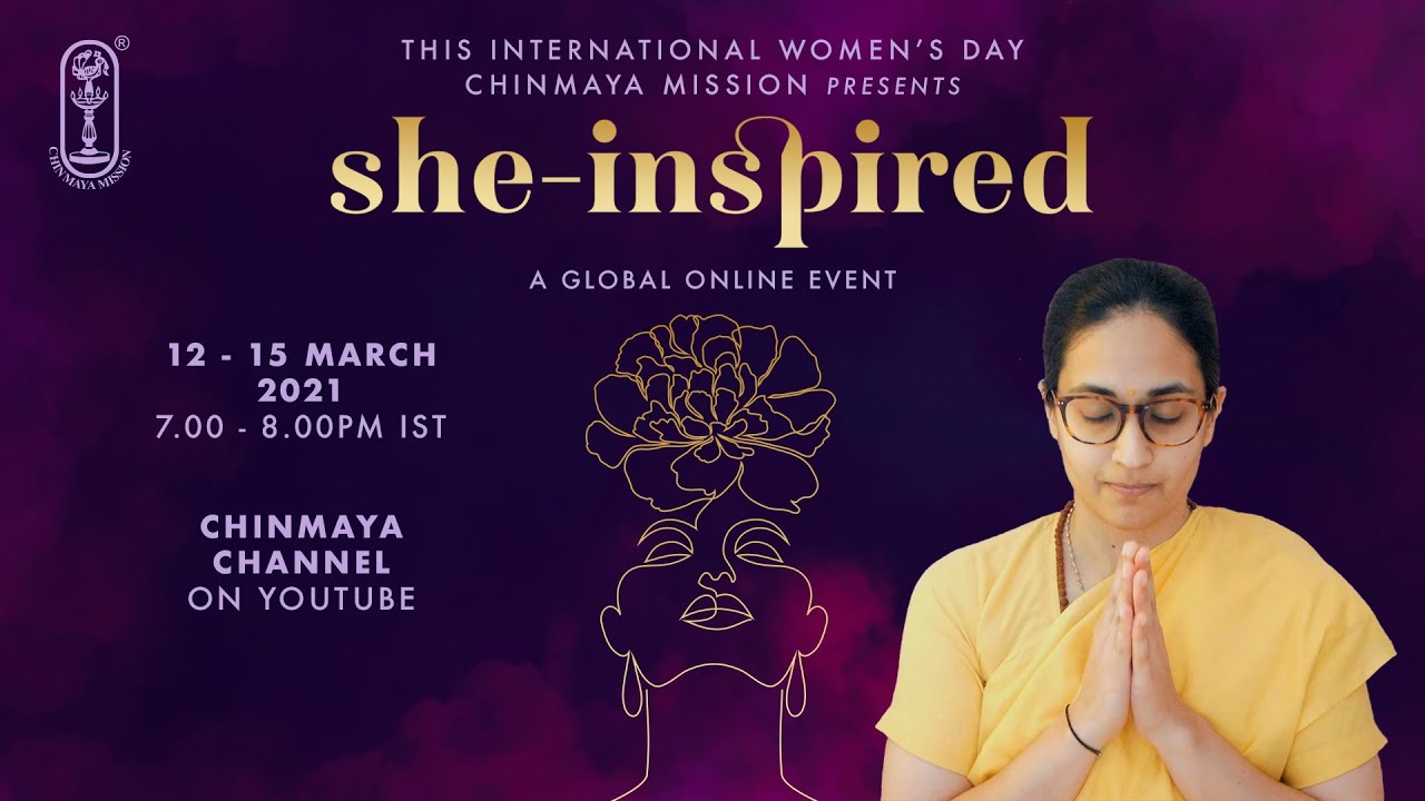 Talk 11 Champion You by Brahmacharini Shripriya Chaitanya - She-Inspired | #InternationalWomensDay
