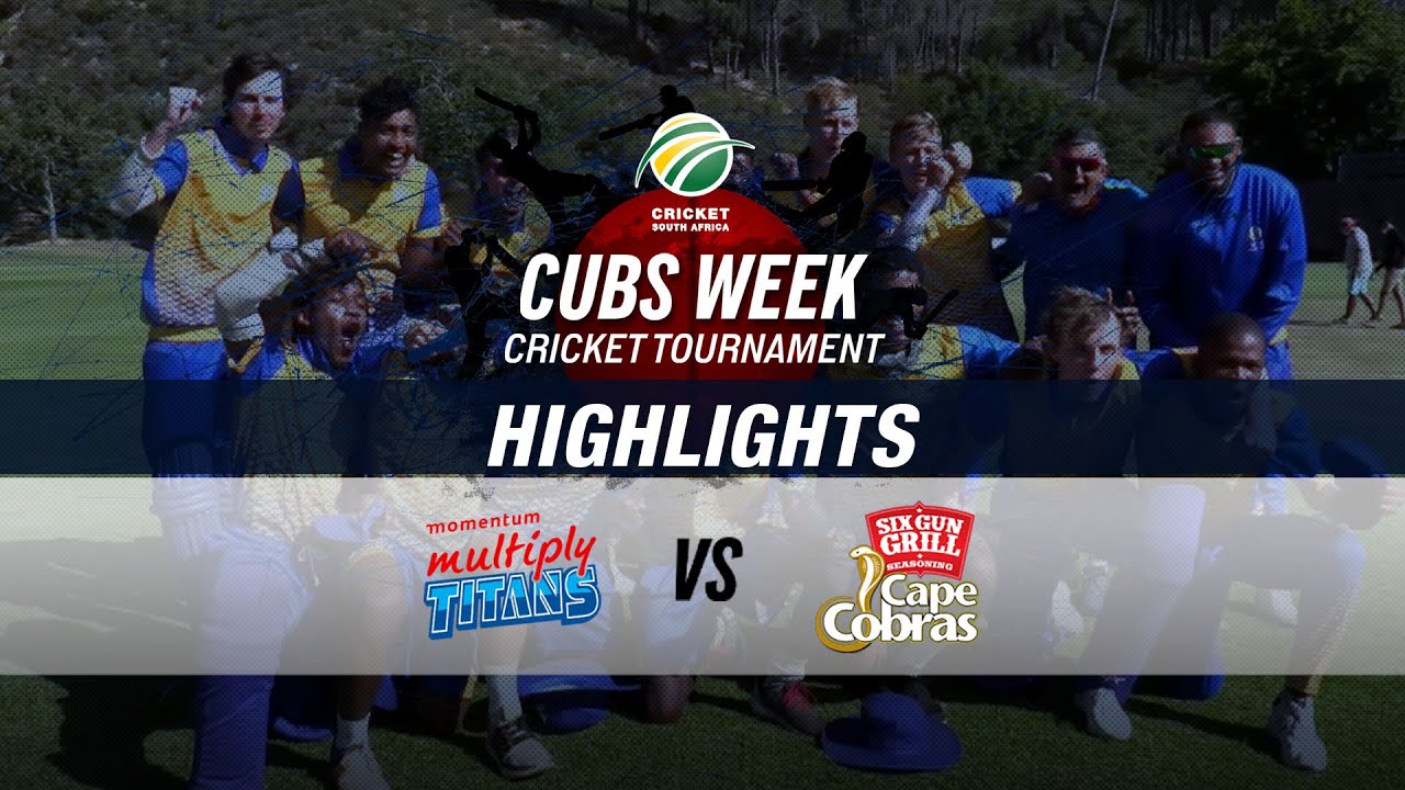 CUBS WEEK FINAL | HIGHLIGHTS: Multiply Titans Cubs and the Six Gun Grill Cape Cobras Cubs