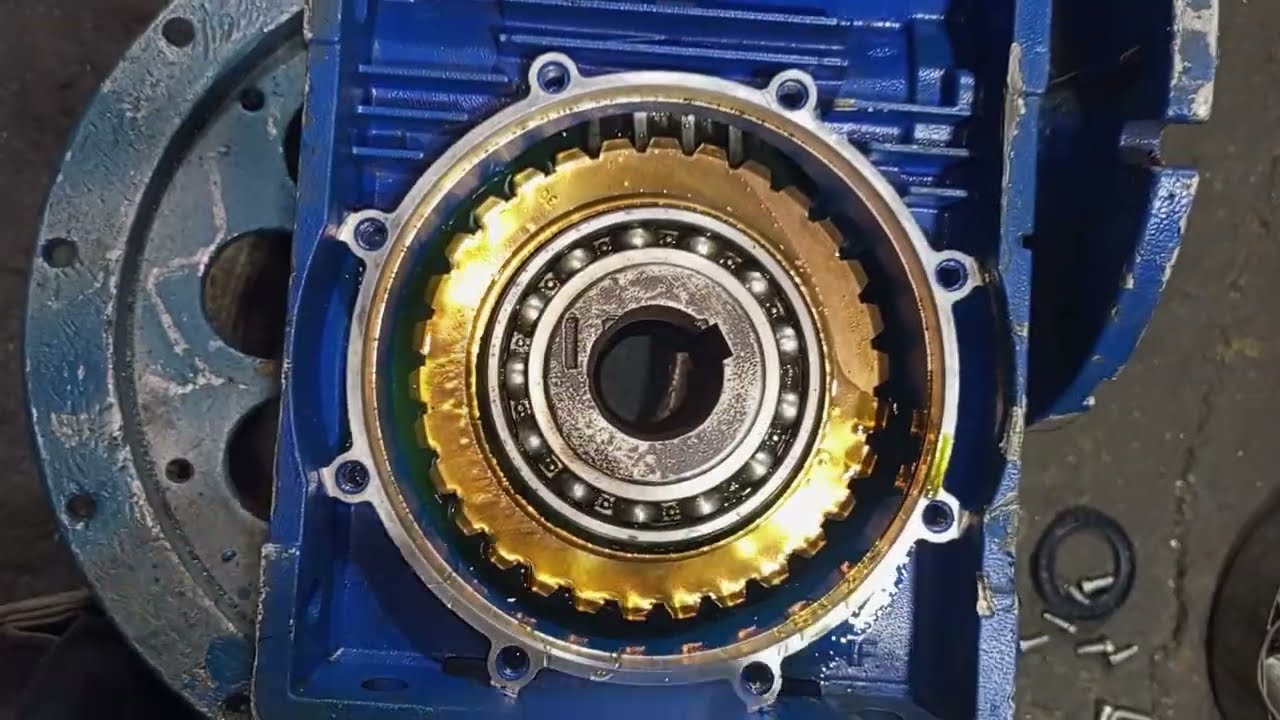 Italy Worm gear box servicing #gearbox #reducer #wormgear  #industrialequipment #engineeringworks