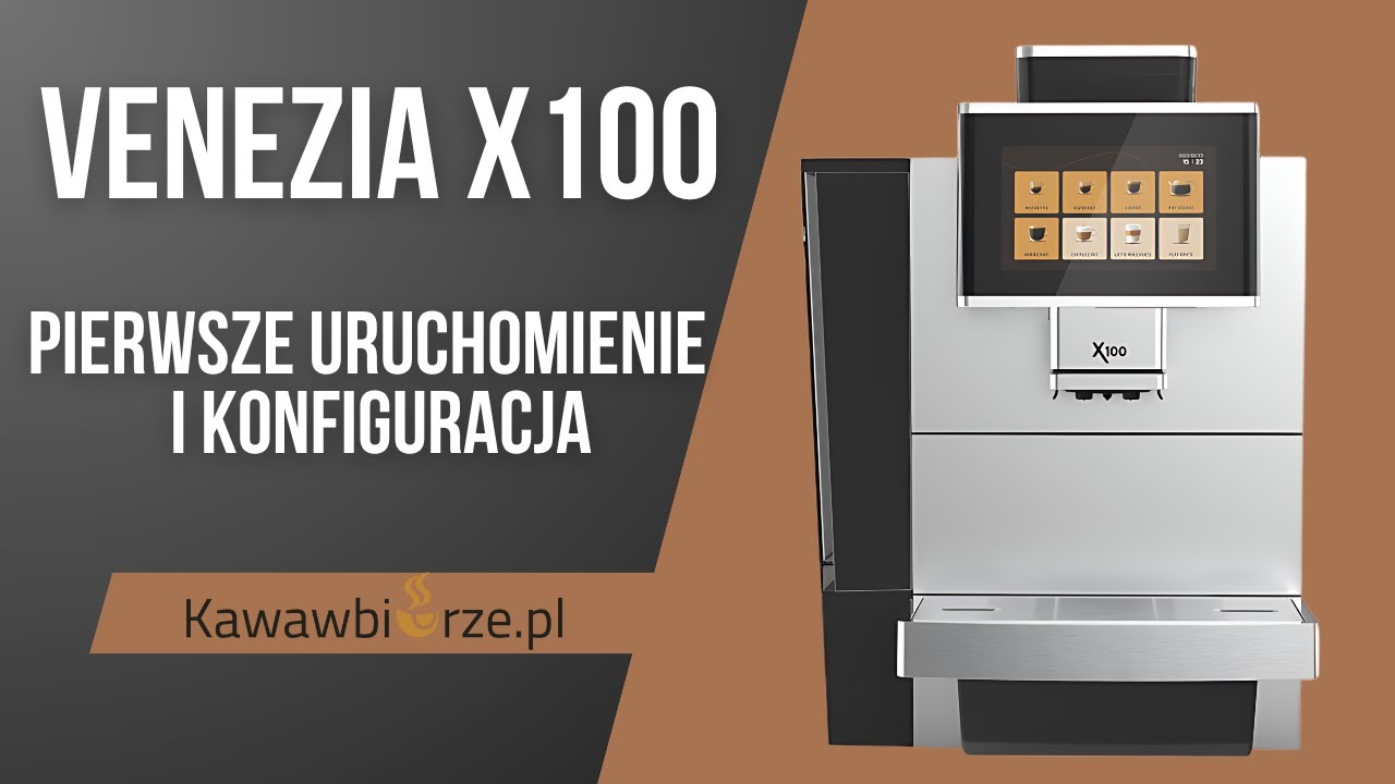 VENEZIA X100 | Pierwsze uruchomienie i konfiguracja ekspresu | kawawbiurze.pl