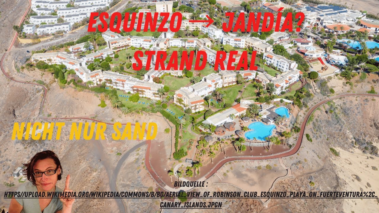 Robinson Esquinzo → Aldiana &Jandía: Strandweg realistisch gezeigt