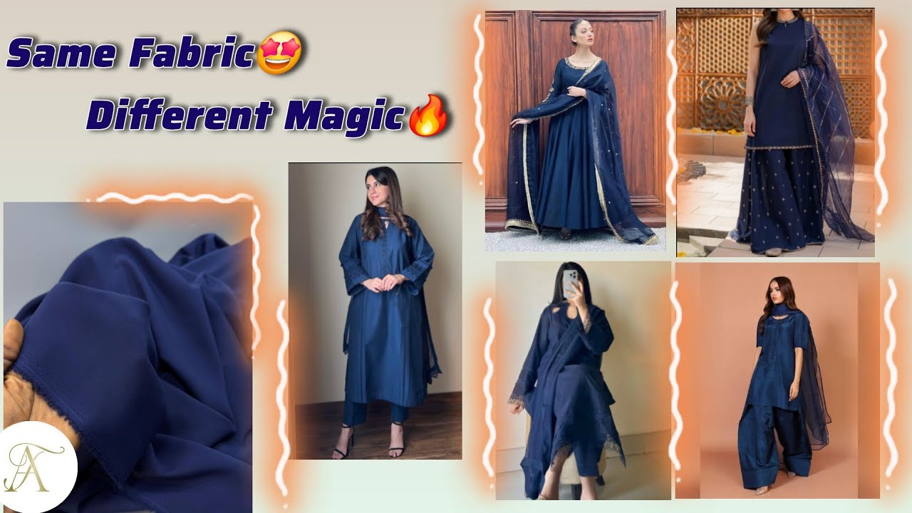 Plain Fabric Se Amazing Suits, Sarees & Gowns Banane Ke Ideas 😍| Fashion Hacks | Alisbatrends #viral
