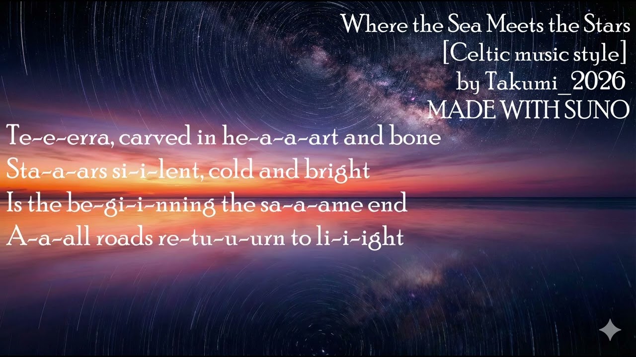 Where the Sea Meets the Stars(Celtic music style)