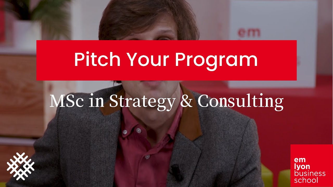 MSc in Strategy & Consulting - Pitch Your Program