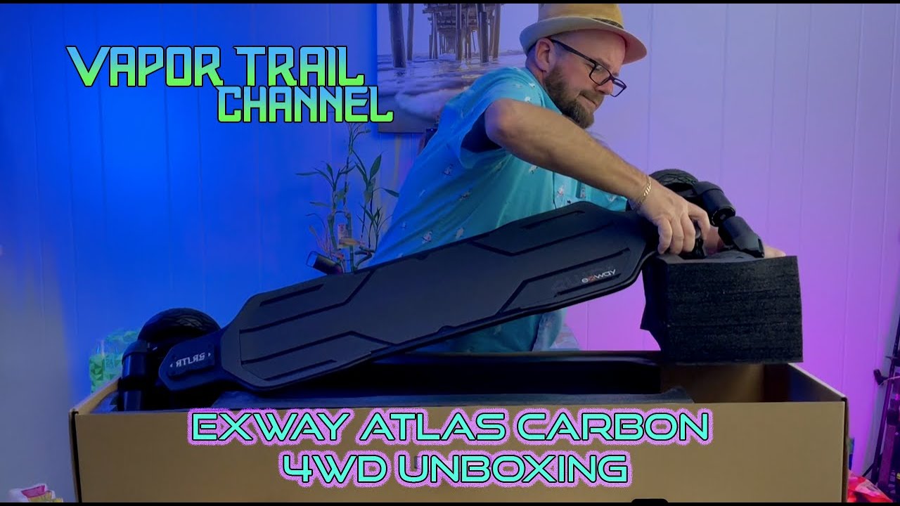 Exway Atlas Carbon 4WD Unboxing / Thoughts (Filmed B4 The Review)