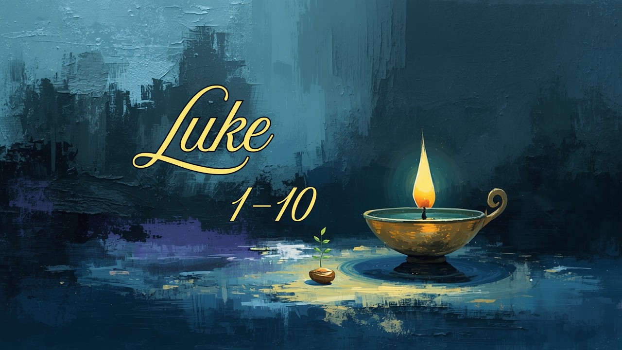 Fall Asleep to the Bible | LUKE 1-10 (Black Screen, Soft Nature Sounds)