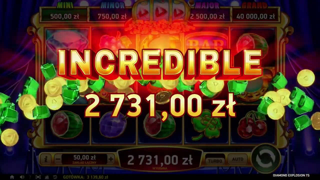 NEW! Diamond Explosion 7s vs. Max BET (50PLN = SPIN)