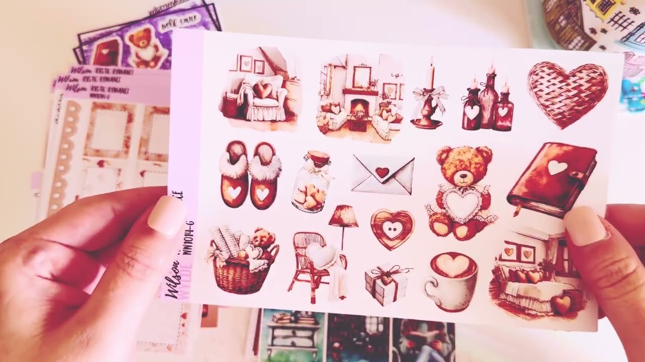 Wilson Wylde Planner Sticker Unboxing 🎊 #planners #stationary 