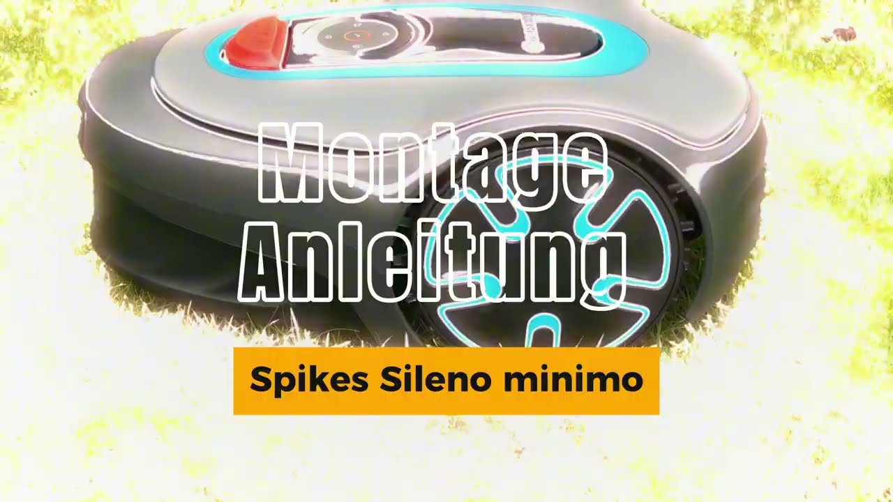 Spikes für Gardena Sileno minimo Edelstahl / Montageanleitung