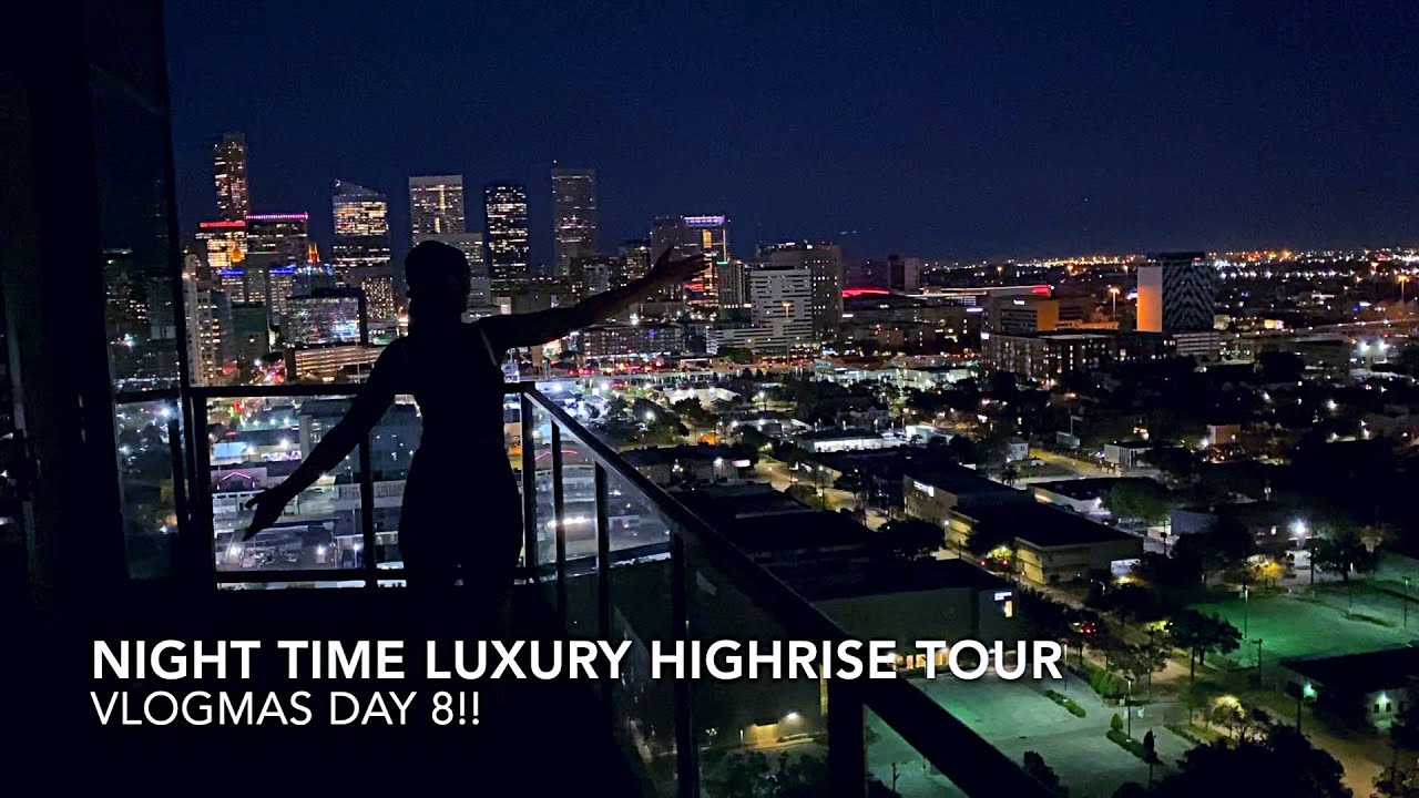 Luxury High Rise Penthouse Tour (Night Time) | Vlogmas Day 8