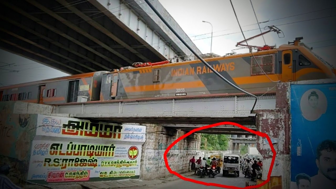 India's LONGEST Erode - Jogbani Amrit Bharat runs OVER CHENNAI TRAFFIC! | Indian Railways! 
