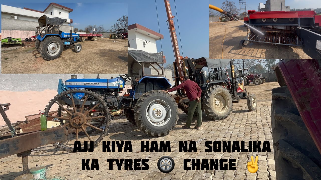 Ajj kiya ham na sonalika ka tyres 🛞 change ✌️@Mdhullvlogs #viral #like #views #vlog #trending 