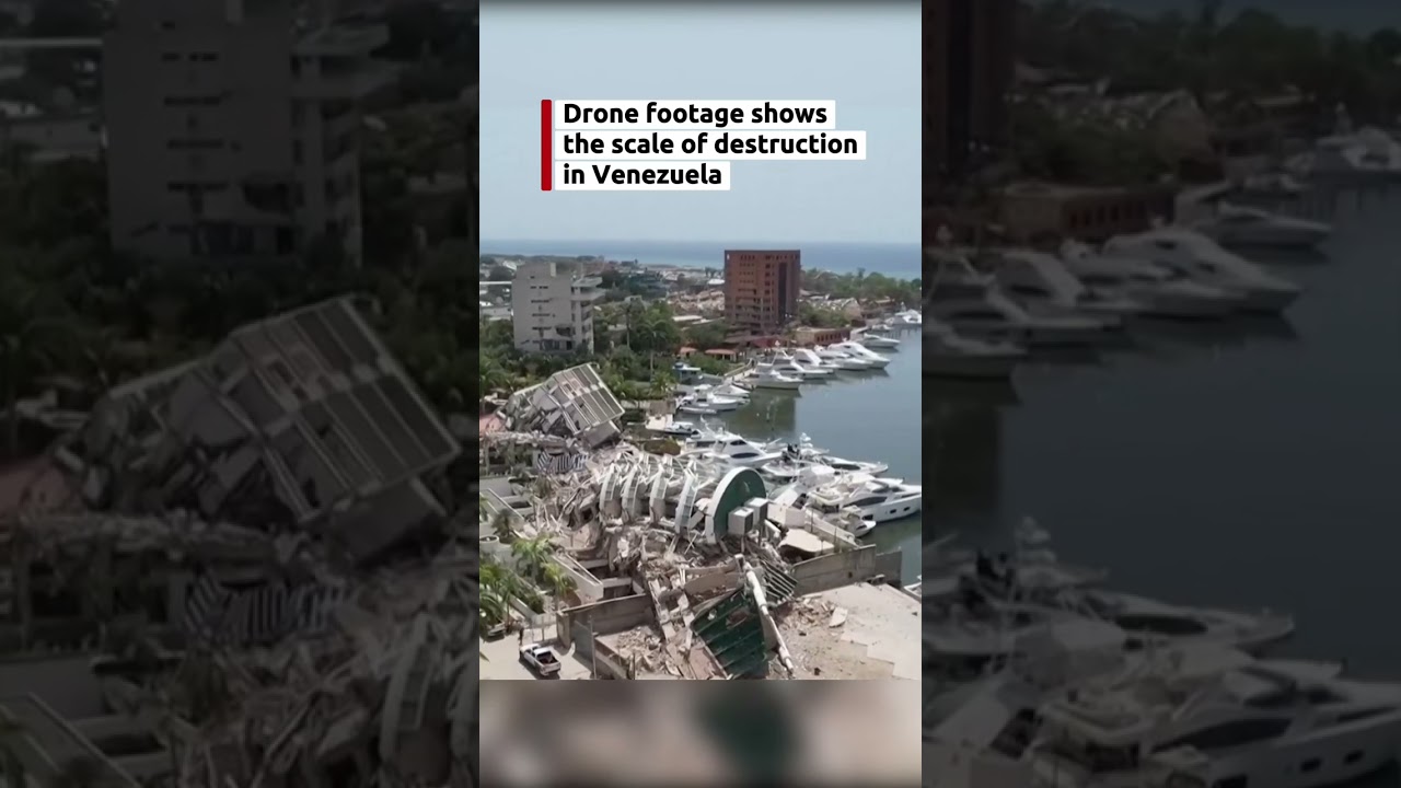 Witness the Ruin: Drone Shows Venezuela's Disaster Aftermath