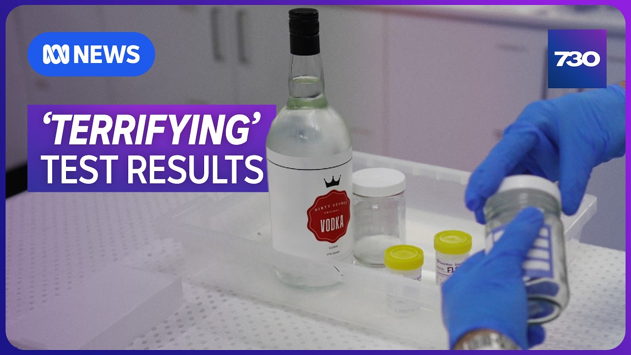 The 'terrifying' lab test results from a bottle of store-bought vodka | 7.30