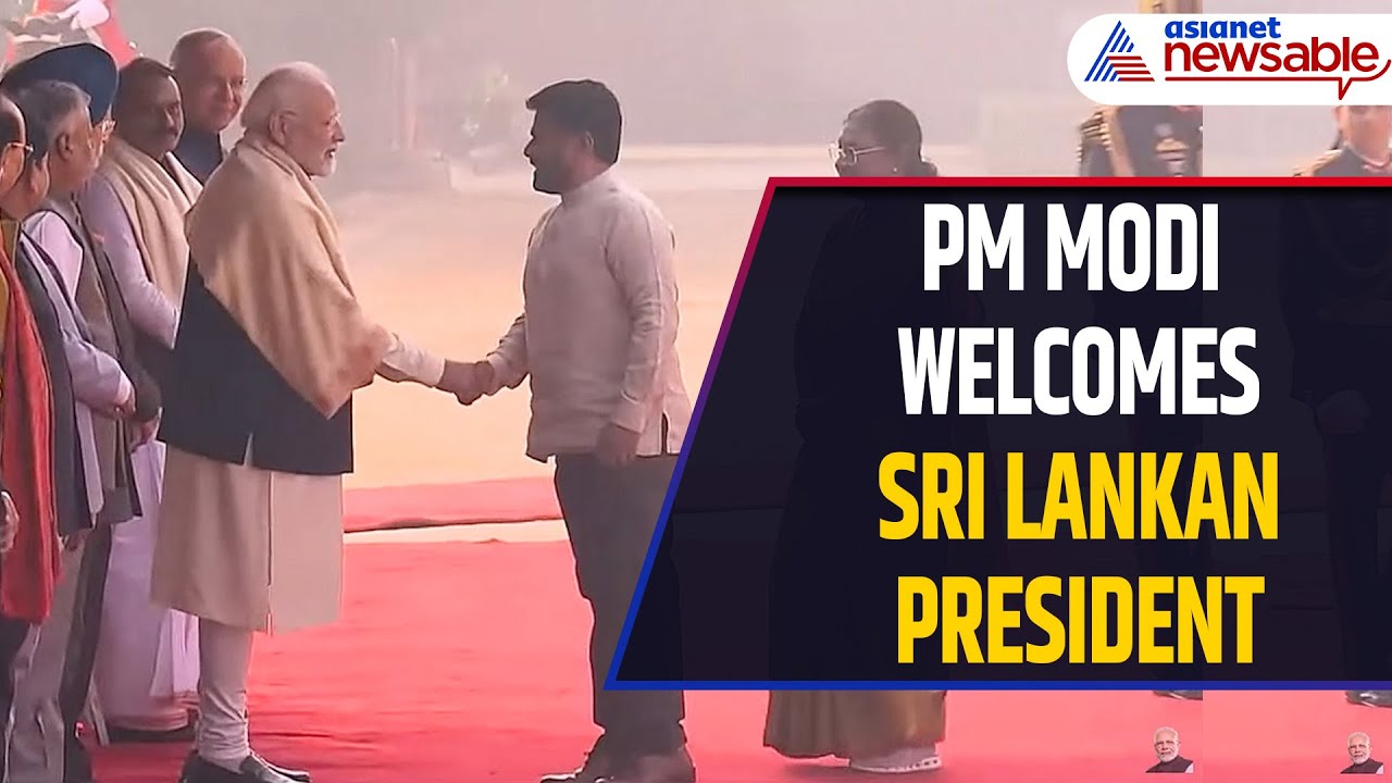 PM Modi Welcomes Sri Lankan Prez Anura Kumara Dissanayake During First Bilateral Visit | Watch