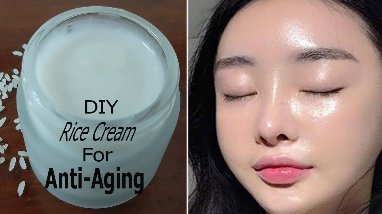 Korean Inspired DIY Rice Cream | Rice Cream For Face Skin Whitening & anti-aging