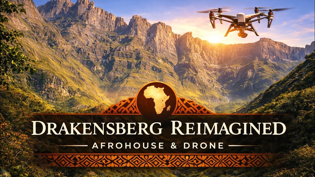 Epic Drakensberg Drone Journey | Afrohouse Beats Over Majestic Peaks. 
