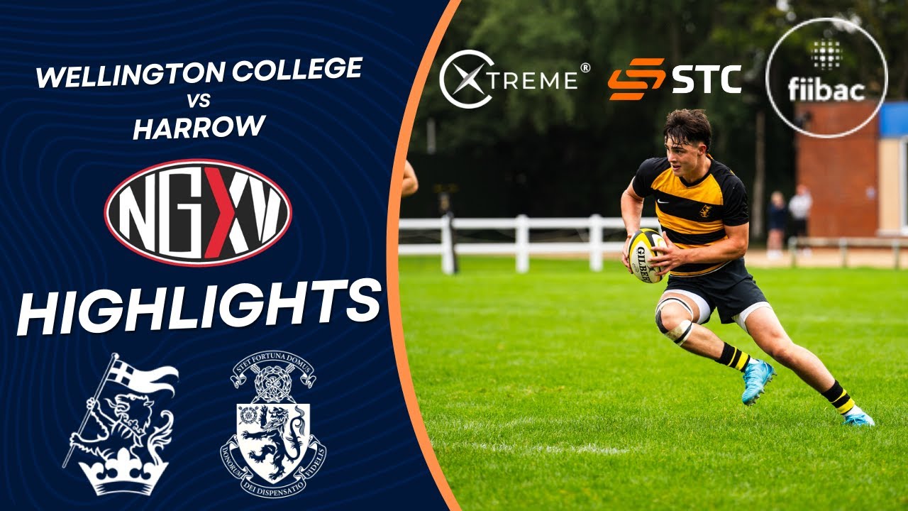HIGHLIGHTS: WELLINGTON COLLEGE vs HARROW | SCHOOLS RUGBY