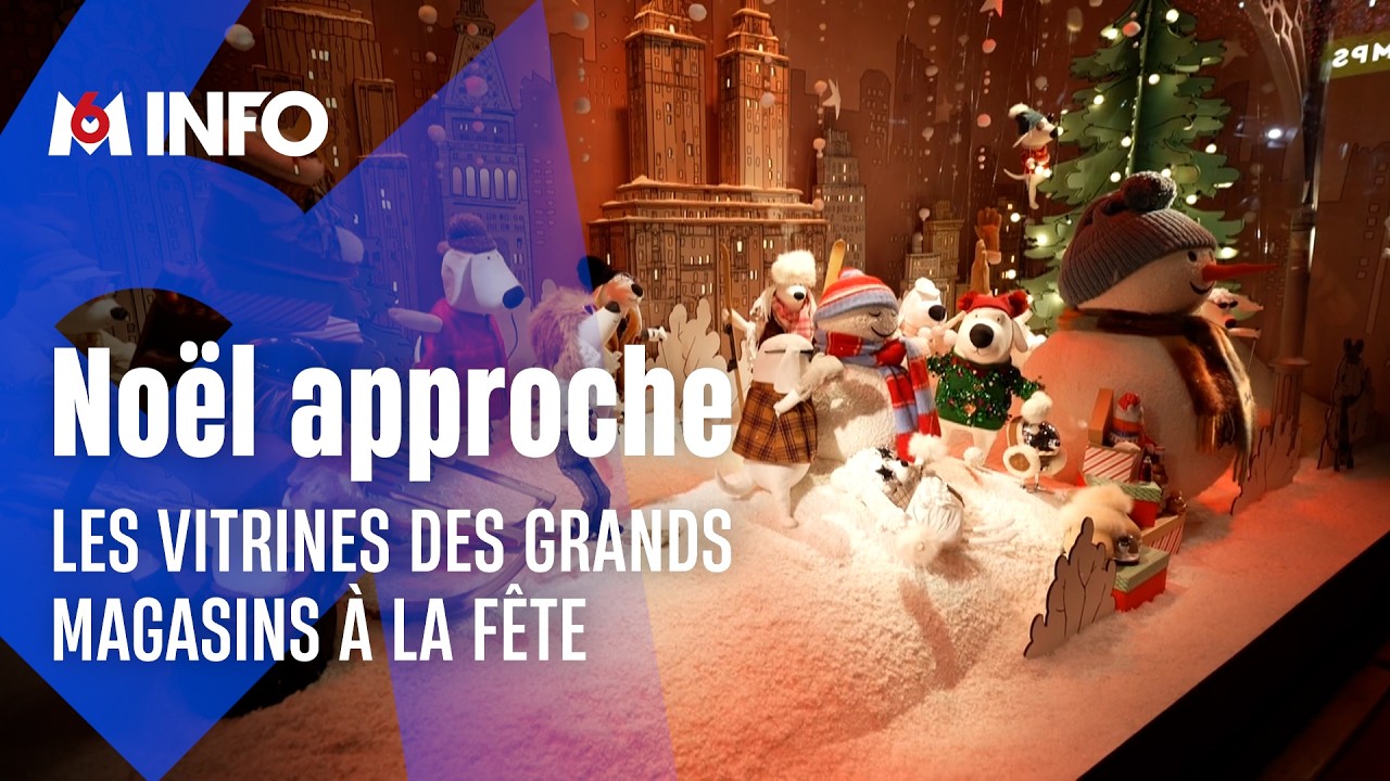 Les grands magasins peaufinent leurs vitrines